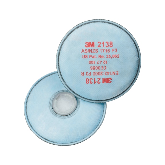 Particulate filter 3M<SUP>®</SUP>2138 P3R