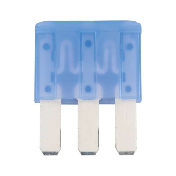 Flat blade fuse MICRO 3<SUP> </SUP>Silver - FLBLDEFSE-MICRO3-SILVER-TURQUOISE-15A