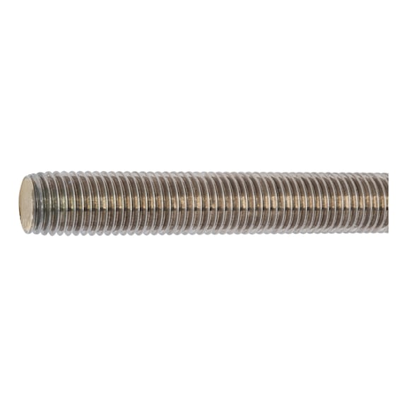 Threaded rod DIN 976-1 (shape A) with standard metric ISO thread, A2 stainless steel - 1