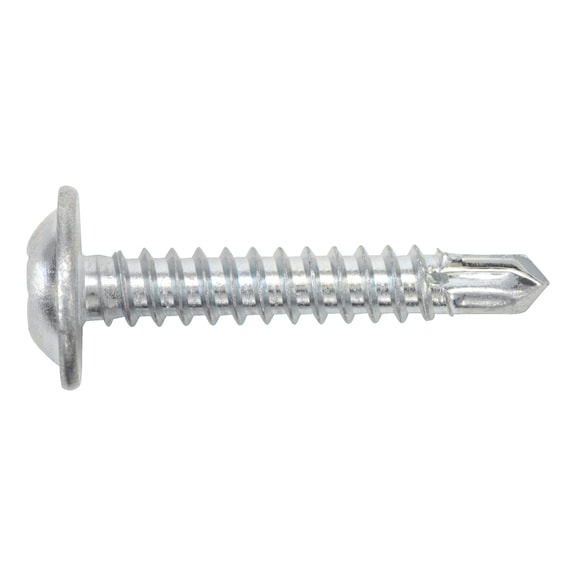 pias<SUP>®</SUP> drilling screw, round head with collar and AW drive - 1