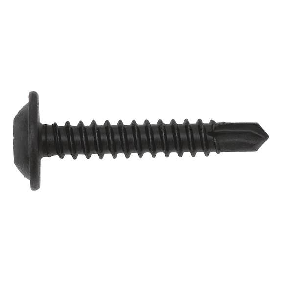 pias<SUP>®</SUP> drilling screw, round head with collar and AW drive - SCR-DBIT-PANHD-FLG-AW20-(ZFBM)-4,2X13