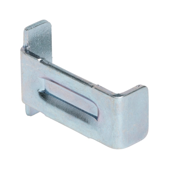 Securing clip For sliding door fitting set redoslide HW and HNW and wooden panel