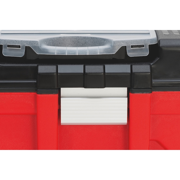 Boîte à outils PP Avec compartiments et alvéole amovible - 2
