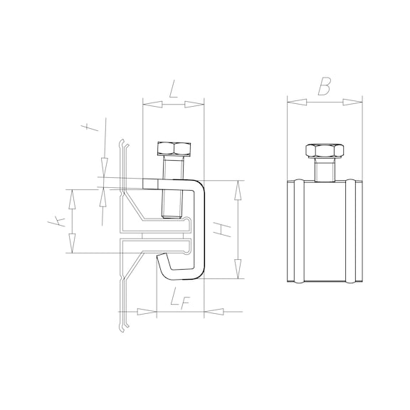 Ventilation duct clamp - 2
