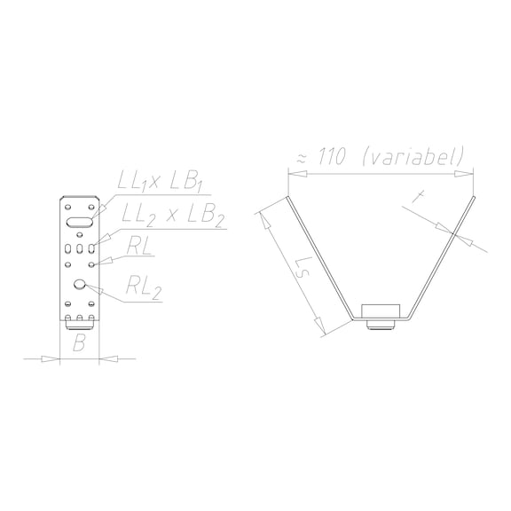 Trapezoidal mount - 2