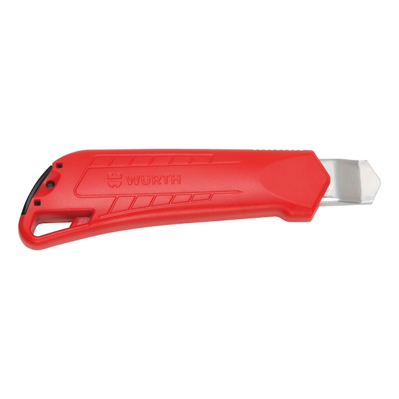 1C cutter knife with slider - CUTTER-RED-H18MM-L160MM