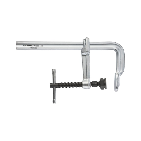 All-steel screw clamp with T-handle - 1