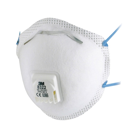 Atemschutzmaske Komfort – vorgeformt 3M - 8322 ATEMSCHUTZMASKE FFP2 MIT VENTIL