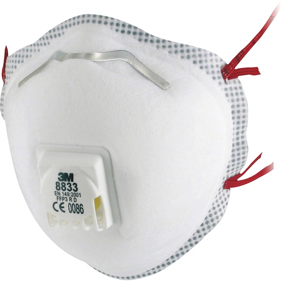 Masque de protection Comfort FFP3 R D, préformé 3M Jusqu'à 30 fois la valeur de seuil avec la valve d'expiration Cool-Flow
