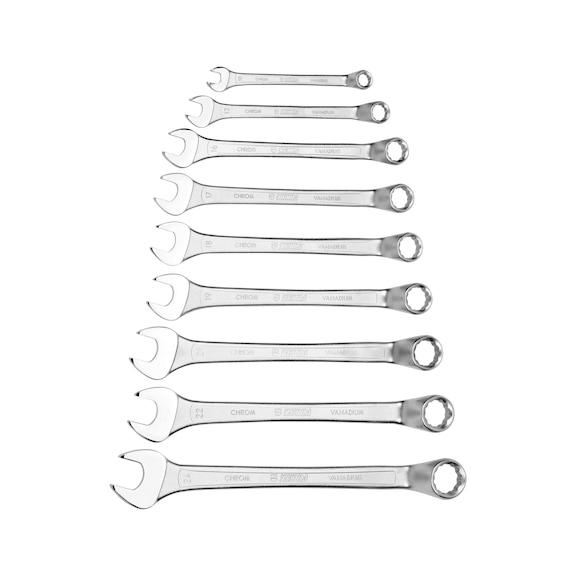 Combination wrench assortment, offset 9 pieces - COMBIWRNCH-SORT-9PCS