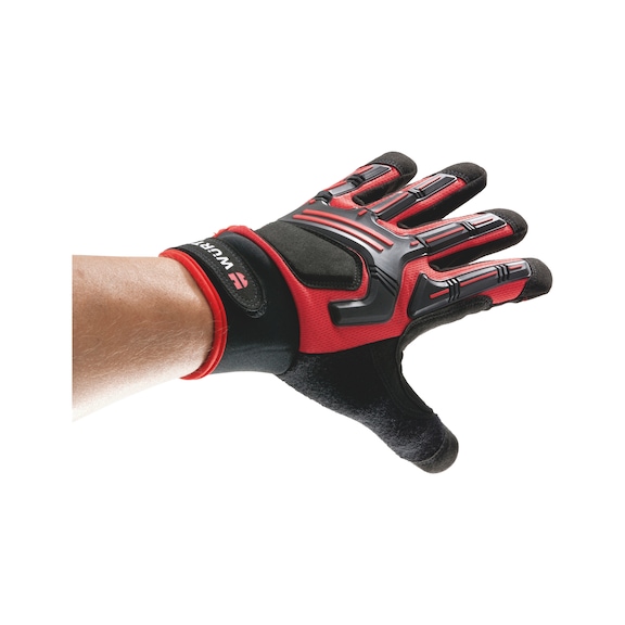 Pro mechanic's glove With integrated magnet in back of hand - 3