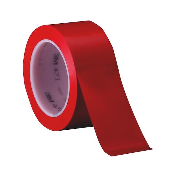3M™ 471 vysokokvalitná mäkká PVC páska - ADHTPE-UNI-471-VINYL-RED-50MMX33M