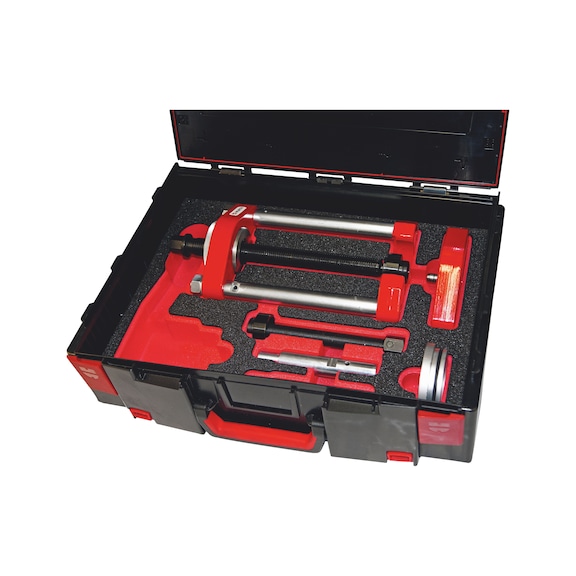 Jack frame system 15 pieces, for silent bearings, 12 tonne set, cars - PRESS FRAME SET F. SILENT BEARING 22PCS