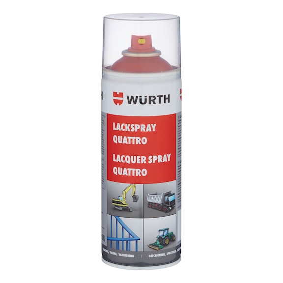 Peinture en spray Quattro - SPRAY QUATTRO 400ML ROUGE FEU 3000