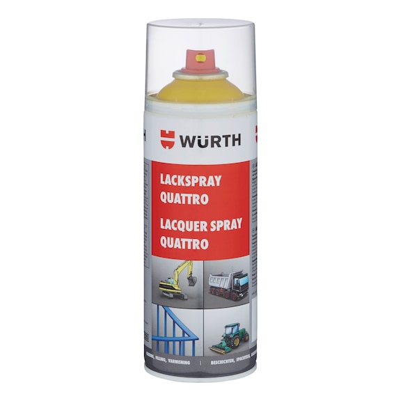 Paint spray Quattro - PNTSPR-QUATTRO-R1021-RAPEYELLOW-400ML