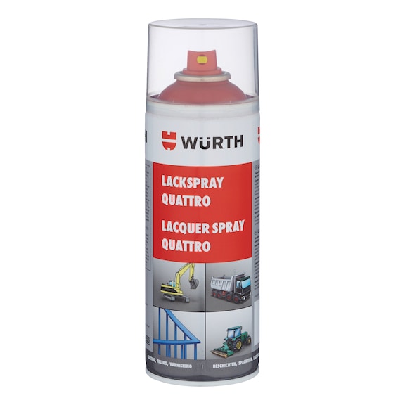 Spray Quattro - SPRAY QUATTRO VERMELHO RAL 3002