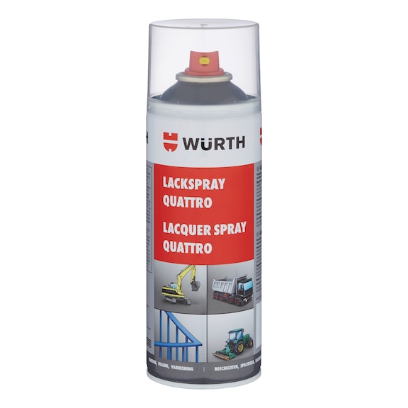 Paint spray Quattro - PNTSPR-QUATTRO-R9011-GRAPHITEBLACK-400ML