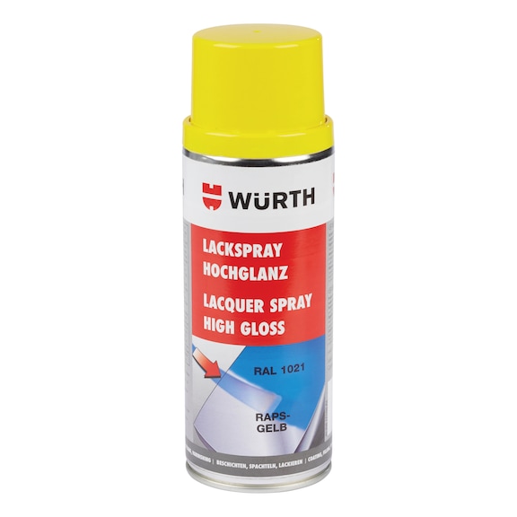 Lackspray hochglanz - LKSPR-R1021-RAPSGELB-400ML