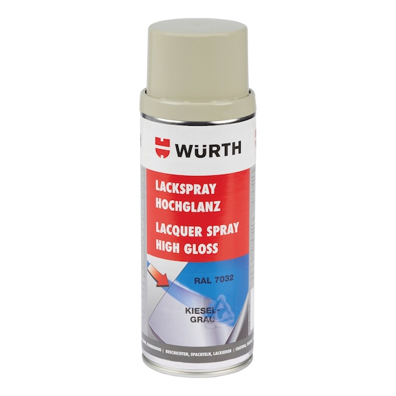 Lackspray hochglanz - LKSPR-RAL7032-KIESELGRAU-HOCHGL-400ML