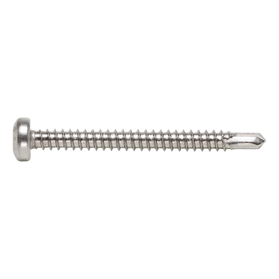 pias<SUP>®</SUP> drilling screw, flat head with AW drive - 1