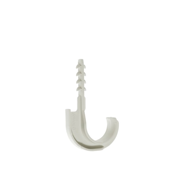Push-fit anchor clamp for single pipe