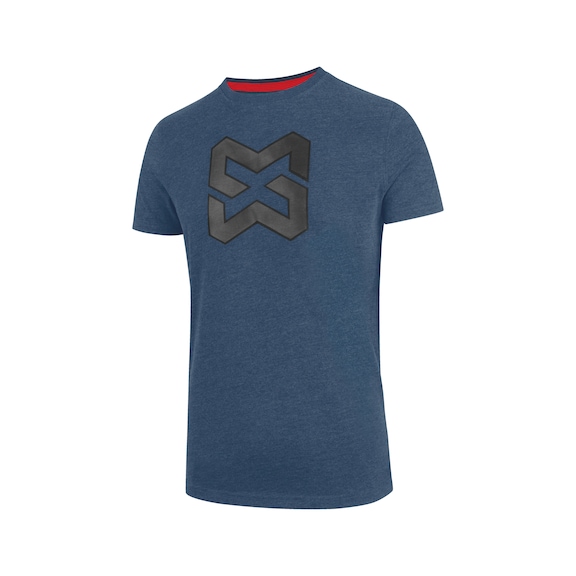 X-Finity logo T-shirt - T-SHIRT X FINITY BLUE XL