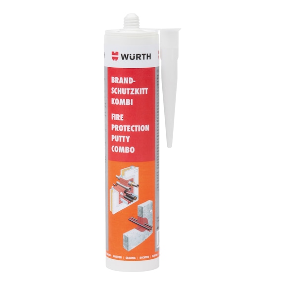 Fire protection putty system intumescent