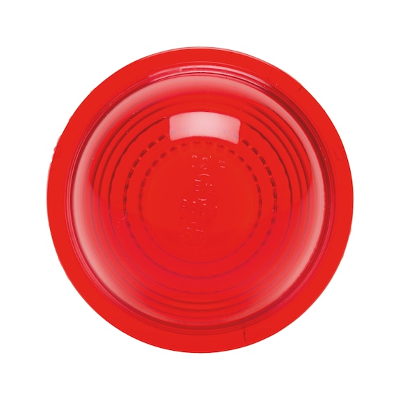 鏡頭 適用於示廓燈 - 大型車用閃爍警示燈替換透鏡(紅色) FOR 0812 42  2