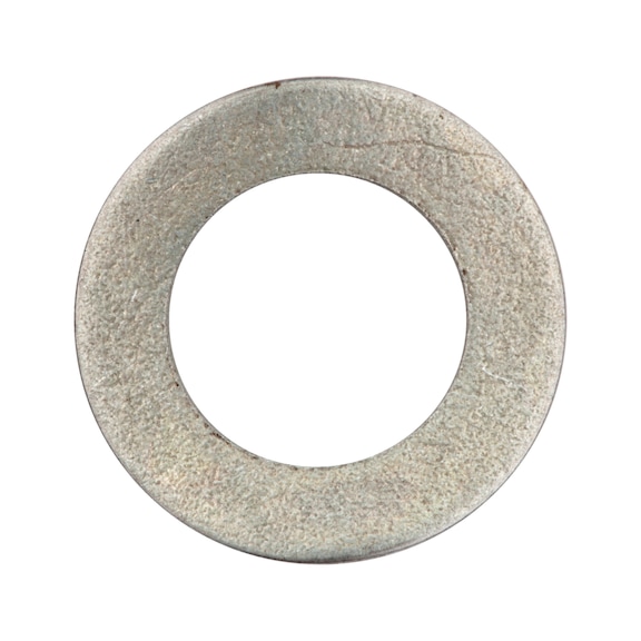 Spring lock washer, shape A DIN 137, spring steel, mechanically applied zinc coating, shape A, curved - 1