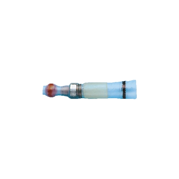 Heat-shrink solder branch connector end connector For dust-proof and damp-proof connections - ENDCON-SLDR-HSHRTUBE-RED-4,5MM