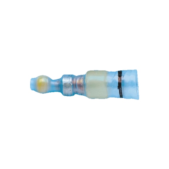 Heat-shrink solder branch connector end connector For dust-proof and damp-proof connections - ENDCON-SLDR-HSHRTUBE-YELLOW-9,0MM