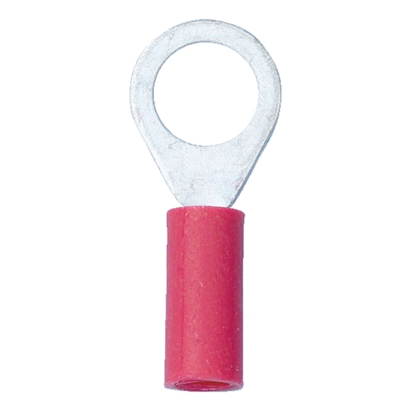 Crimp cable lug, ring connector PVC-insulated
