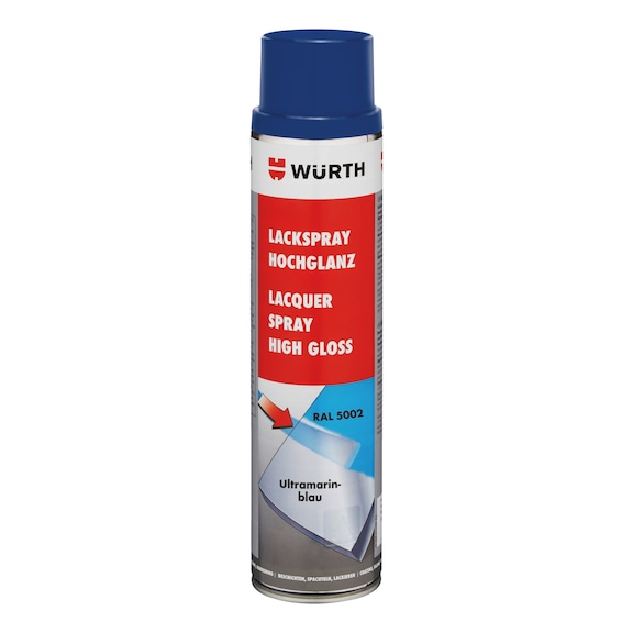 Paint spray, high gloss - PNTSPR-RAL5002-ULTRAMARINEBLUE-600ML