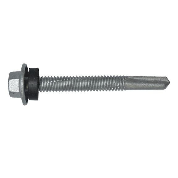 Flange Hex Head Screw with Seal Series 500 - SCR-HEX-SEALWSH-S500-CL4-12G/24-65