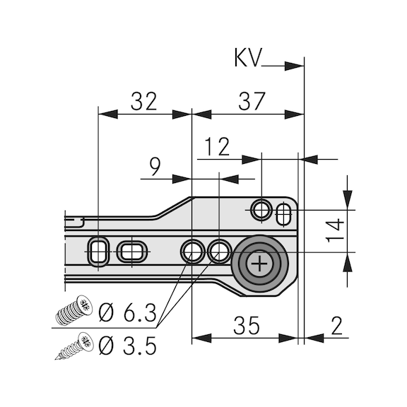 Cassetto interno Sistema di sponde semplici per cassetto Integra - 6
