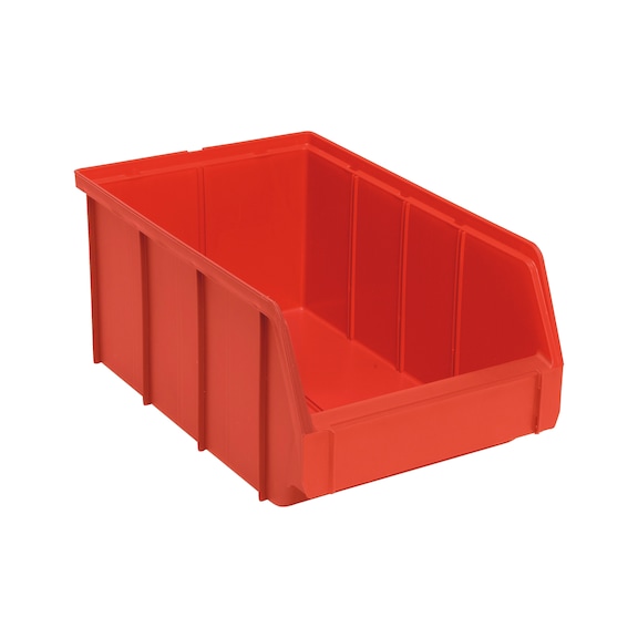 Boîte de stockage pour consommables et petites pièces - BAC PLASTIQUE-FORMAT 2-ROUGE