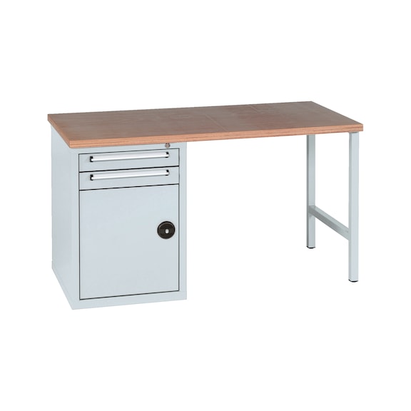 Pracovný stôl PRO WUS 1 - PRAC.DOSKA -STA-PRO-WUS1/2-1500-RAL7035