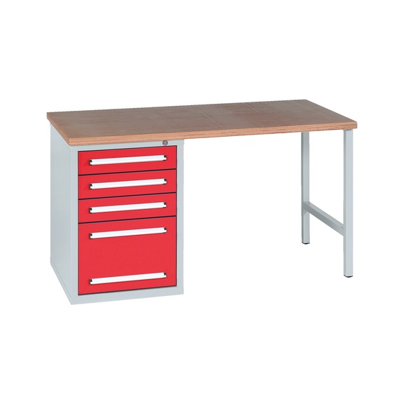 Pracovný stôl PRO WUS 1 - PRAC.DOSKA -STA-PRO-WUS1/4-1500-RAL3020