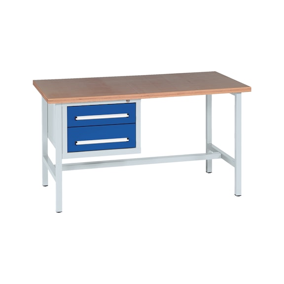 Pracovný stôl PRO WUSK - PRAC.DOSKA -STA-PRO-WUSK1/2-1500-RAL5010