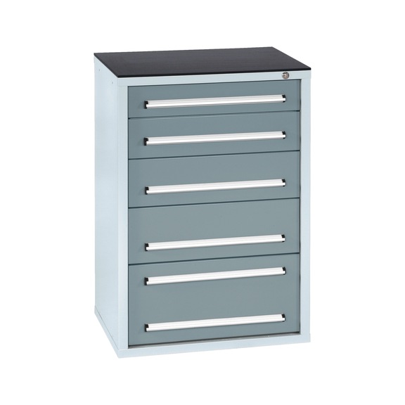 Drawer cabinet PRO 550 - DRWRCAB-PRO-550/S5-RAL7042