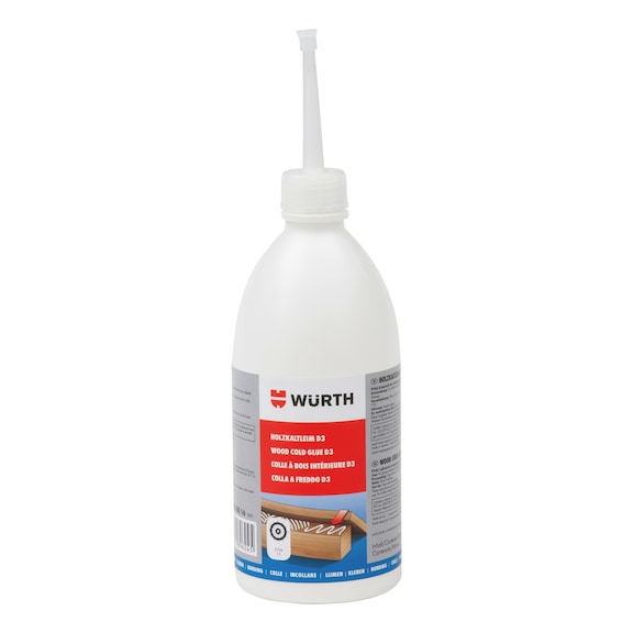 Cold wood glue D3 For particularly demanding wood bonding in indoor and outdoor applications - WOCLDGLU-D3-500G