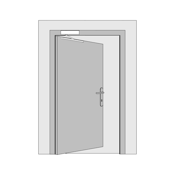 Door closer GTS 601 with slide rail - 6