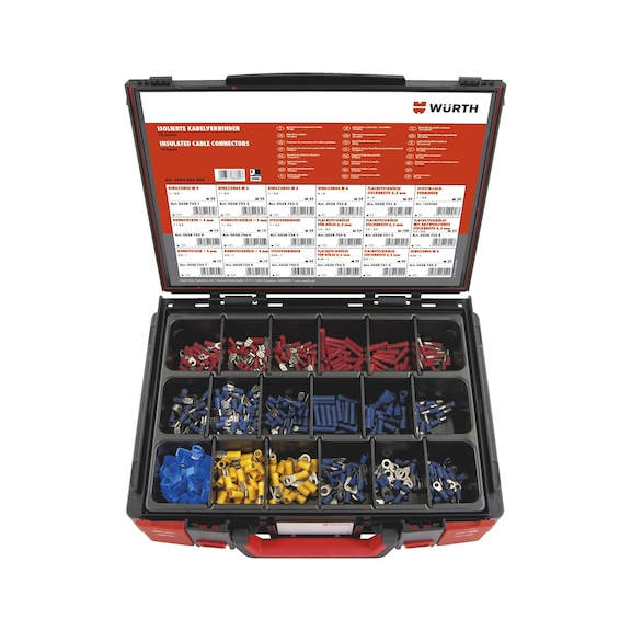 Insulated cable connector assortment