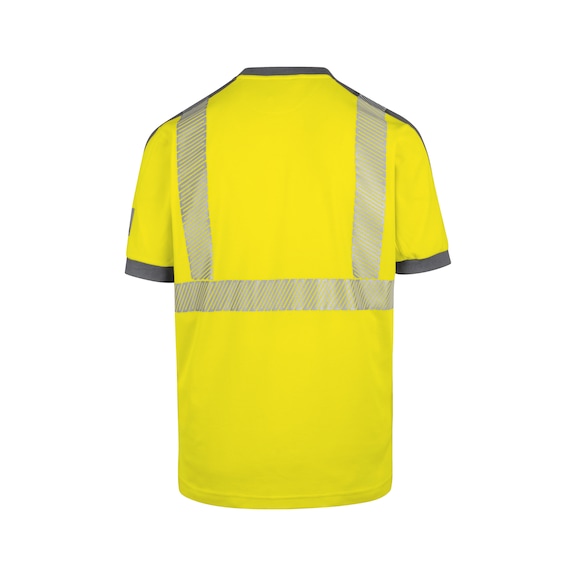 Neon high-visibility T-shirt, klasse 2 - HIGH VIS T-SHIRT, GUL STR XXL