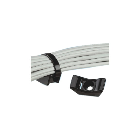 Hochleistungs Befestigungssockel für Breitband Kabelbinder - 2