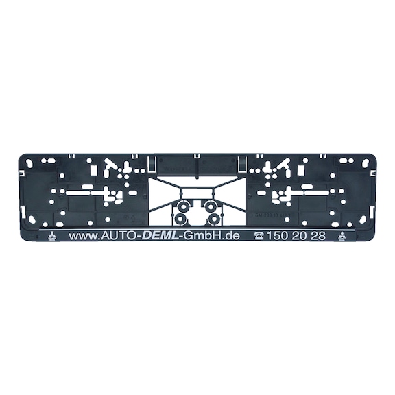 Complete printed Clipster number plate holder