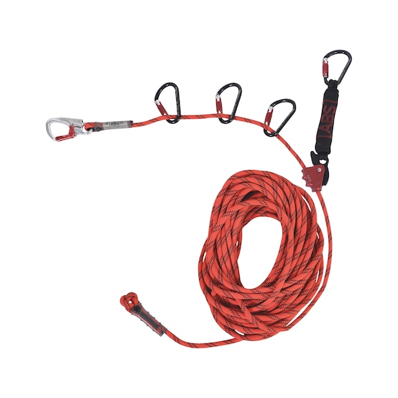 ABS lanyard Temporary rope safety system - TEMPORARY CABLE 12 MM(PS-1013-23) 23 M