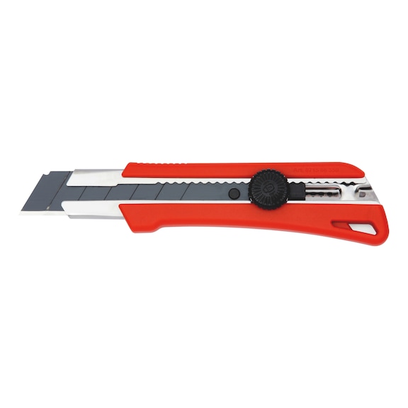 1C cutter knife with clamping wheel - CUTTER-RED-H25MM-L185MM