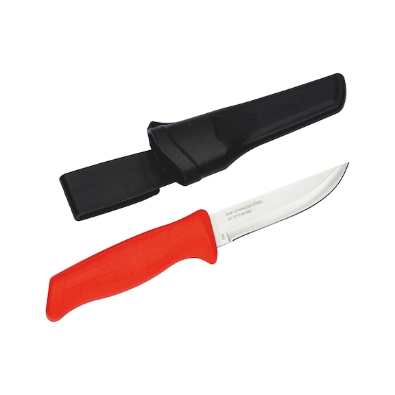 1K-Universalmesser mit robuster Messerklinge und hochwertigem Köcher - 3