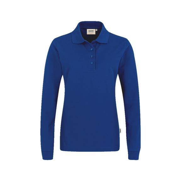 Polo à manches longues pour femmes, Hakro 215 - LONGSLEEVE-POLO-WOMAN-HAKRO-215-129-S